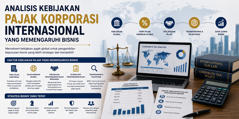 Analisis Kebijakan Pajak Korporasi Internasional yang Memengaruhi Bisnis