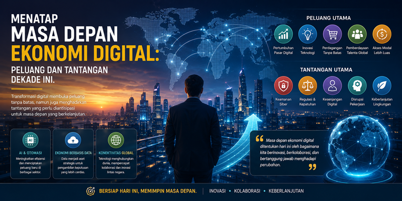 Menatap Masa Depan Ekonomi Digital: Peluang dan Tantangan Dekade Ini