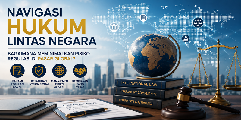 Navigasi Hukum Lintas Negara: Bagaimana Meminimalkan Risiko Regulasi di Pasar Global?