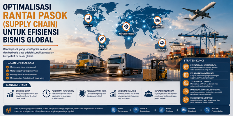 Optimalisasi Rantai Pasok (Supply Chain) untuk Efisiensi Bisnis Global