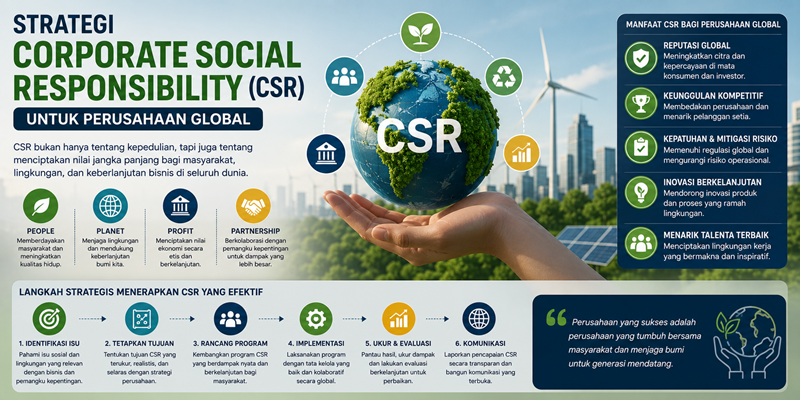 Strategi Corporate Social Responsibility (CSR) untuk Perusahaan Global