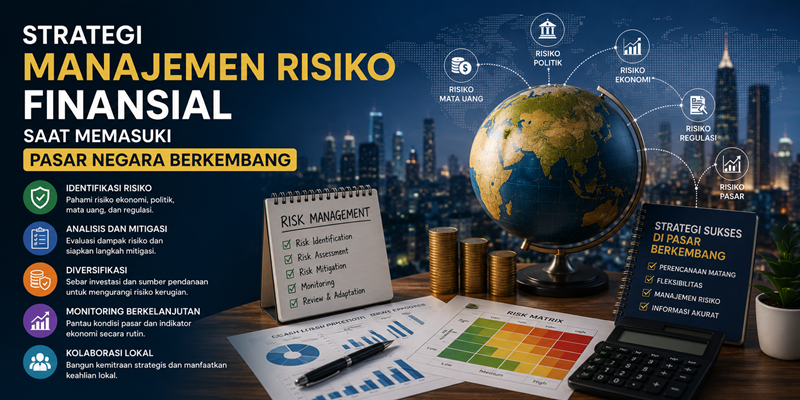 Strategi Manajemen Risiko Finansial saat Memasuki Pasar Negara Berkembang