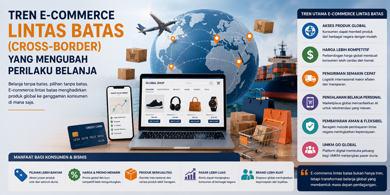 Tren E-Commerce Lintas Batas (Cross-Border) yang Mengubah Perilaku Belanja