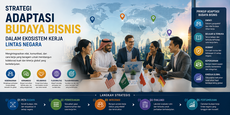Strategi Adaptasi Budaya Bisnis dalam Ekosistem Kerja Lintas Negara